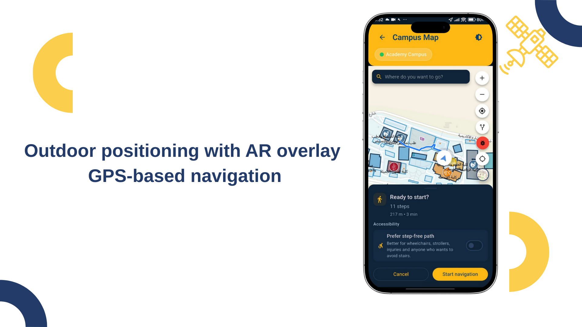 Outdoor AR video preview